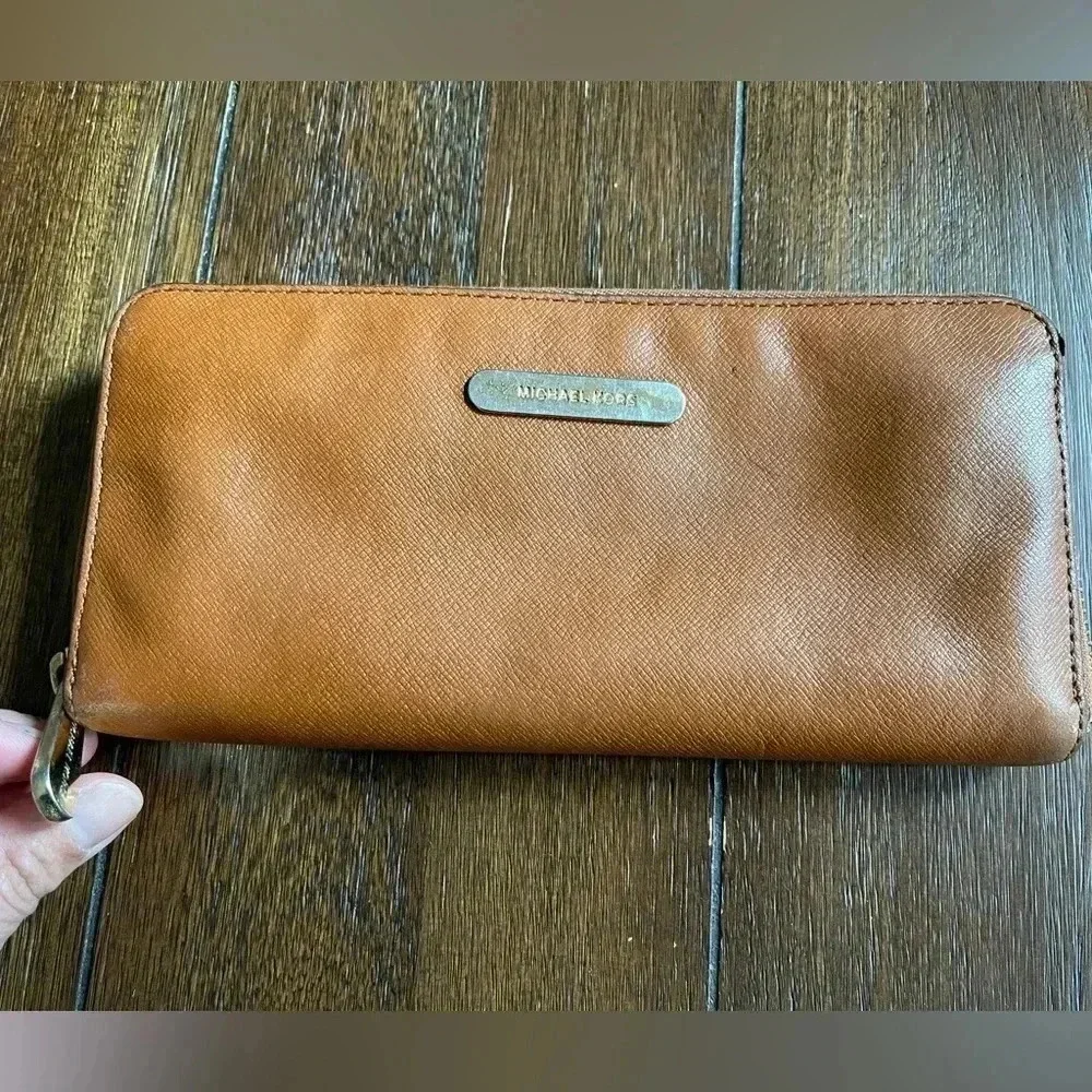 Michael Kors zip around wallet
